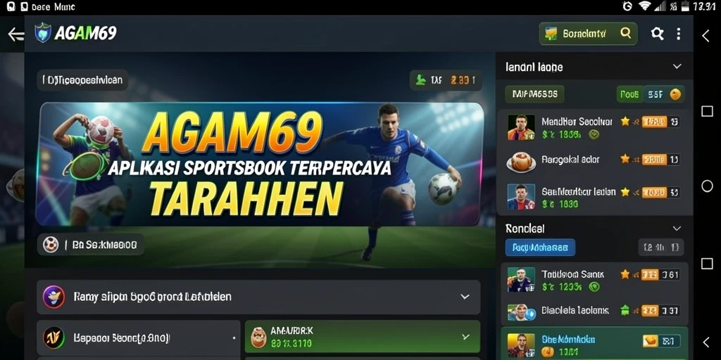 Screenshot gameplay AGAM69 menampilkan antarmuka taruhan yang menarik.
