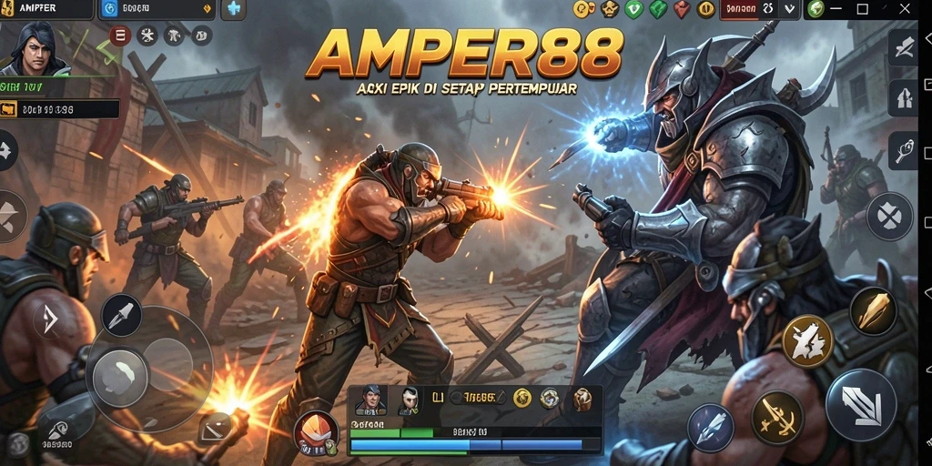 Tampilan menarik dari gameplay seru AMPER88 dengan aksi yang mendebarkan.