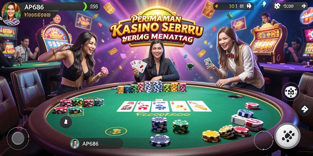 Tampilan screenshot AP686 menampilkan gameplay Kasino yang mengasyikkan dan interaktif.