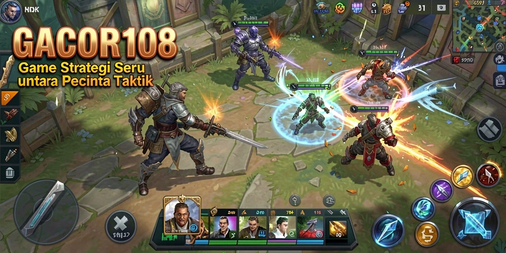 Tampilan gameplay GACOR108 yang dinamis dan menarik.
