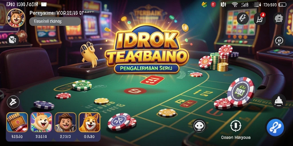 Tampilan gameplay Kasino yang menarik dan interaktif di IDROK.