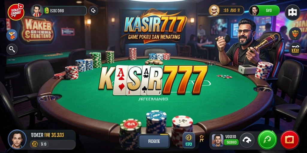 Tampilan permainan Poker yang seru dan menantang di KASIR777.
