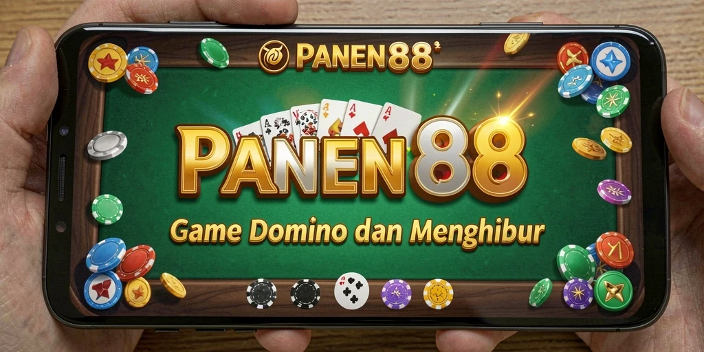 Tampilan gameplay seru di PANEN88 dengan kartu Domino.