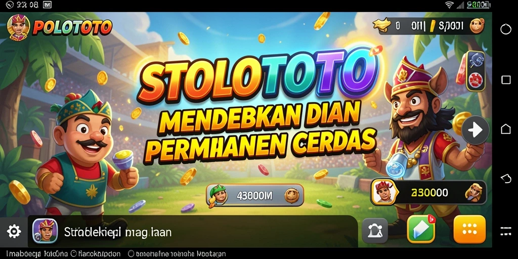 Screenshot gameplay POLOTOTO menampilkan taktik bertarung yang cerdas.