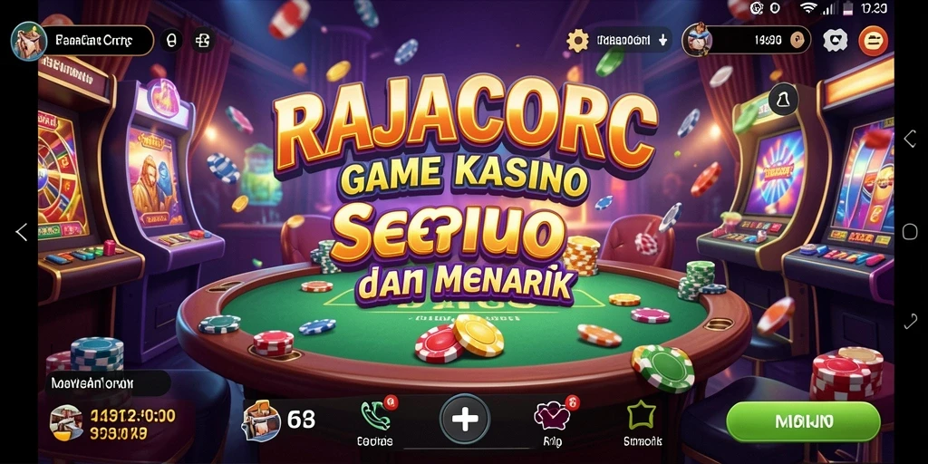 Tampilan menarik dari gameplay RAJACORC yang seru.
