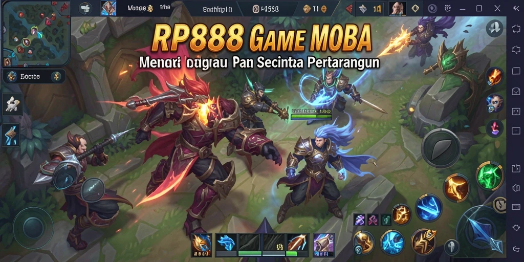 Tampilan gameplay menegangkan dari RP888 dengan aksi karakter yang dinamis.