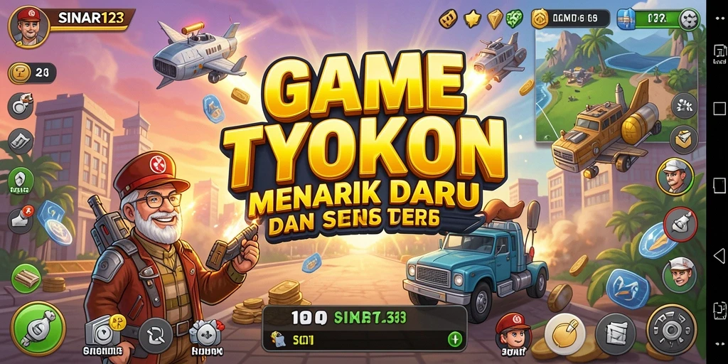 Tampilan menarik dari gameplay Tycoon di SINAR123.